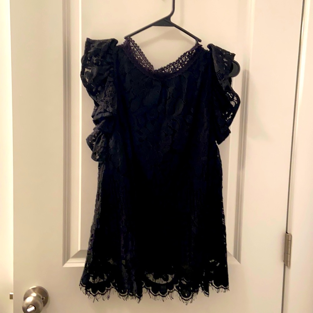 Sweet Lovely Black Lace top